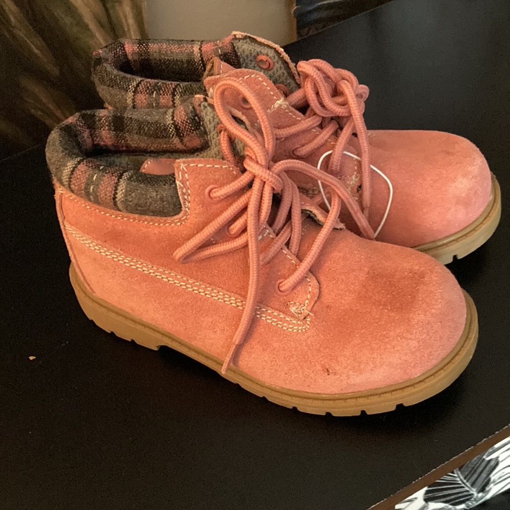 Pink Suede Boots - Picture 2 of 2